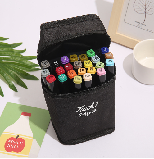 Colorful Permanent Dual-Tip School Marker Pens