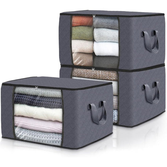 3-Pack OrganizeMax- Clothing Storage Bags & More